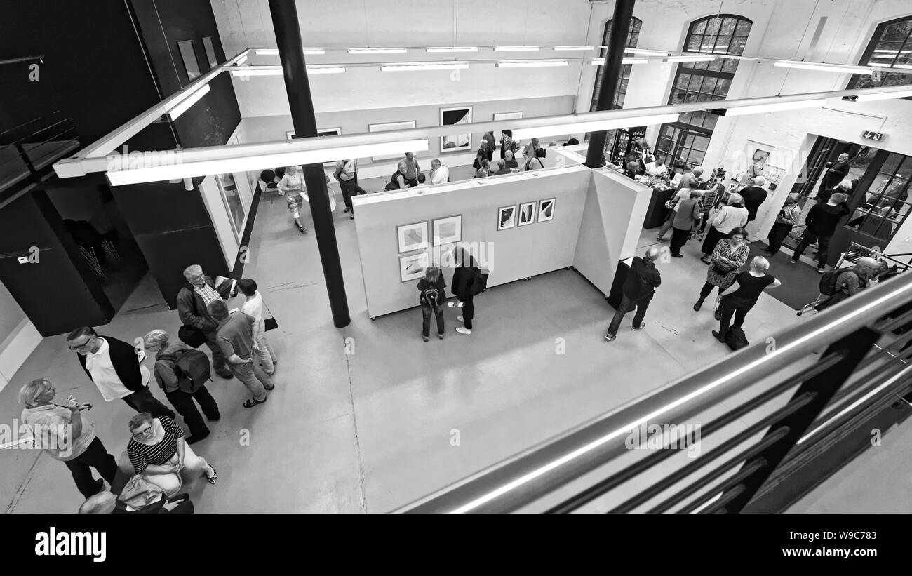 Fotoausstellung,, Bergwelten,, vom Peter Mathis in der GaF.Hannover. Stockfoto