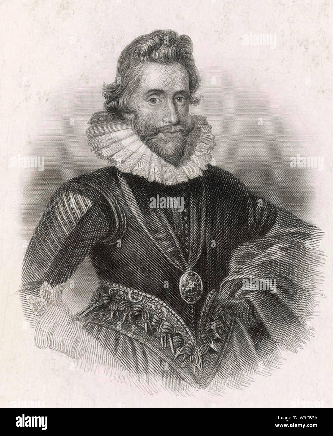 HENRY WRIOTHESLEY, 3rd Earl of Southampton (1573-1624), häufig gekennzeichnet als die Messe Jugend von Härtling, Sonette Stockfoto