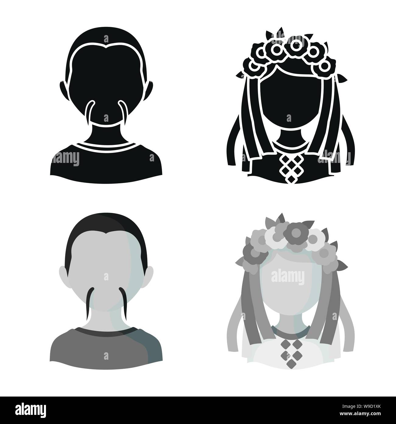 Isoliertes Objekt der Nachahmer und Wohnsitz anmelden. Der Imitator und Kultur Symbol für das Web. Stock Vektor