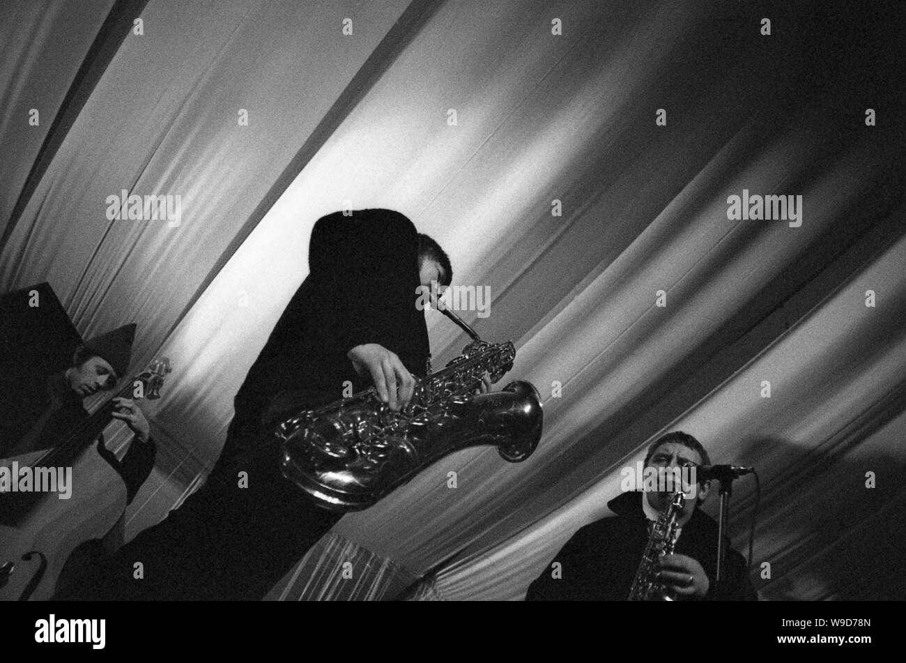 John Surman am Amougies Festival, Oktober 24-28, 1969 Stockfoto