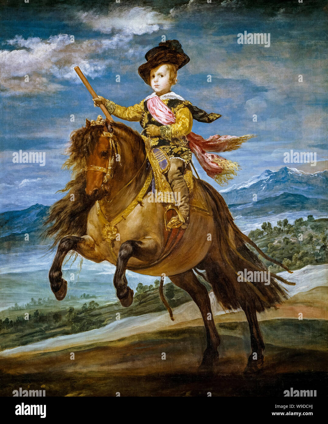 Diego Velázquez, Equestrian Portrait von Prinz Balthasar Charles, ca. 1635 Stockfoto
