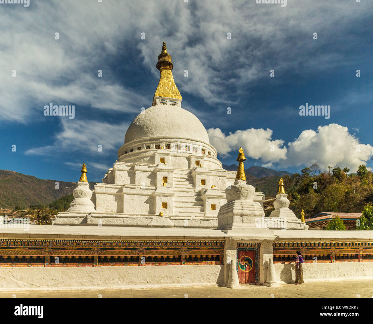 Chorten Kora, Trashiyangtse, Ost Bhutan Stockfoto