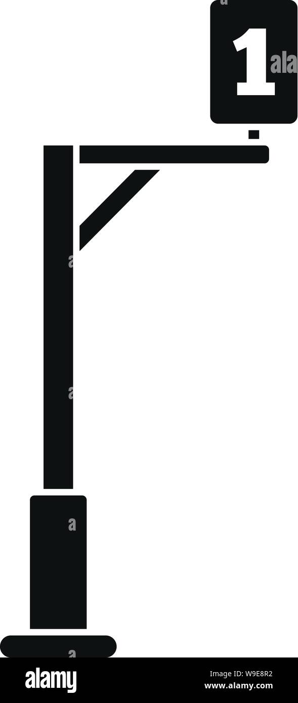 Biathlon ein Symbol Veröffentlichen. Einfache Abbildung: Biathlon eine Vektor Symbol für Web Design auf weißem Hintergrund Stock Vektor