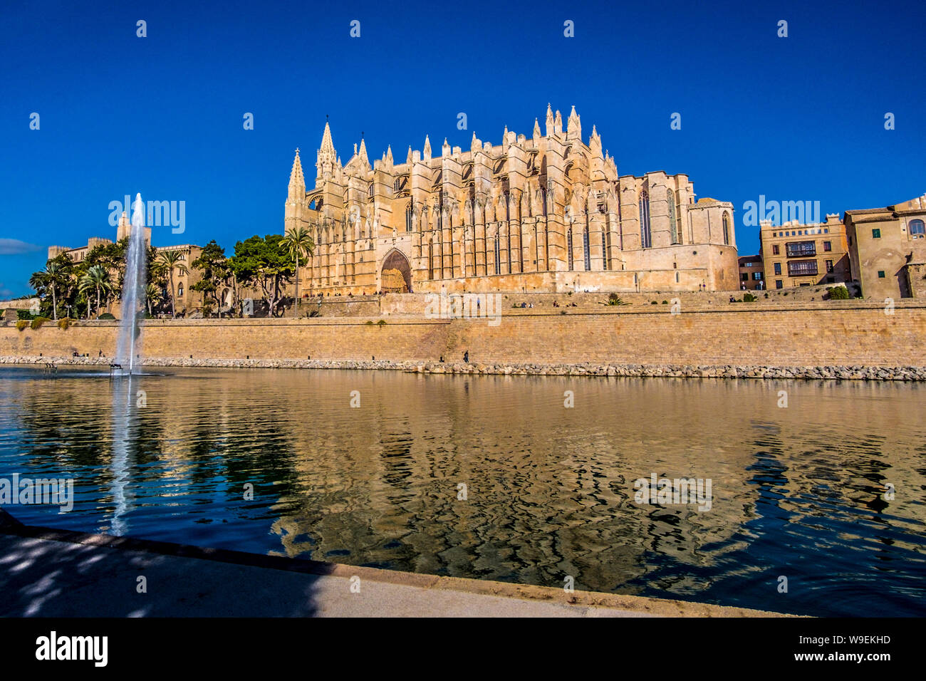 La Seu Catedral in Palma de Mallorca, Spanien Stockfoto