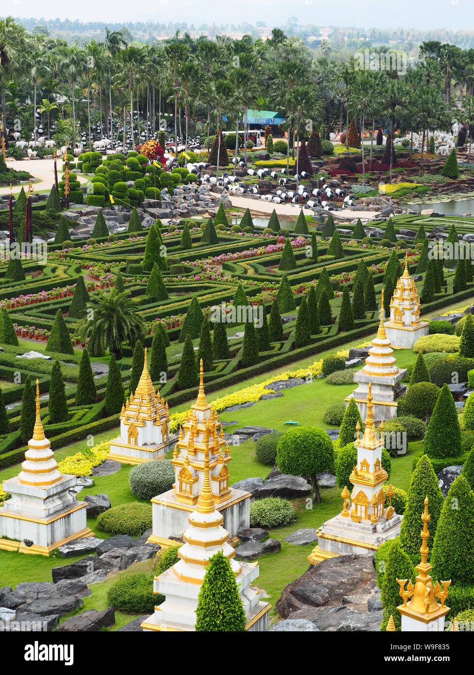 Nong Nooch Tropical Botanical Garden, Pattaya, Thailand, Asien Stockfoto