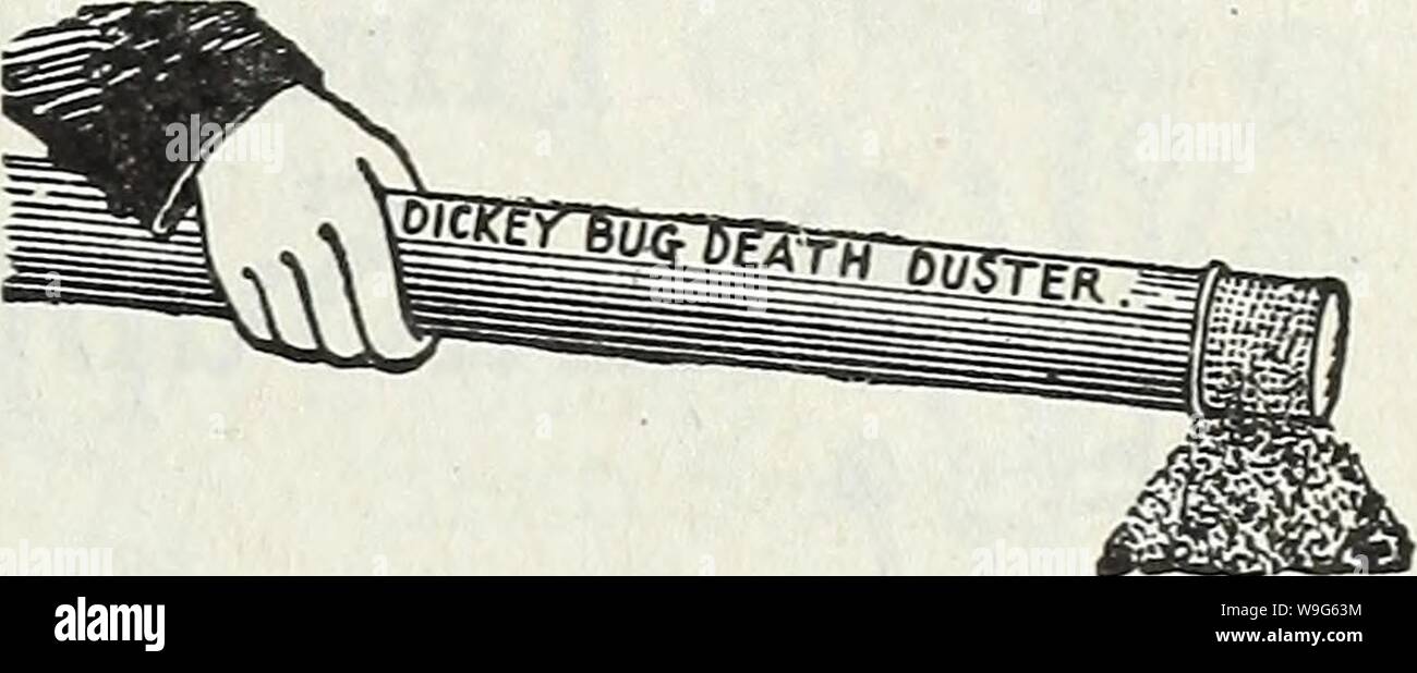 Archiv Bild von Seite 120 des Currie's Farm und Garten jährliche. Currie's Farm und Garten jährliche: Frühjahr 1930 curriesfarmgarde 19 curr Jahr: 1930 (Dickey Duster - Für die Anwendung von Insekt Pulver, 60 C. Scollay's Gummi Sprink - Scollay's Gummi ler - Der Florist sprink - Kitt Distributor, ler, Nr. 1 grosse, $ 1,50; Preis, $ 1,50; per Post, $ 1.60. mail, $ 1.60. Sturdv Pumpspray Flasche Sprüher ROBUSTE PUMPSPRAY ganz aus Messing. In jedem Eimer oder Behälter verwendet werden. Arbeiten mit Leichtigkeit auf der nach oben und unten streichen, werfen eine kontinuierliche ungebrochen Spray. Ein messingrohr arbeitet in-Seite die andere. Problemlos von einer pe betrieben Stockfoto