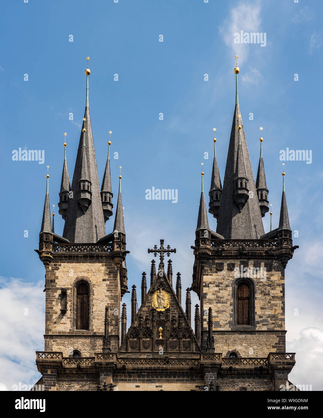 Kirche unserer Lieben Frau vor Týn, Prag, Tschechien, Europa Stockfoto