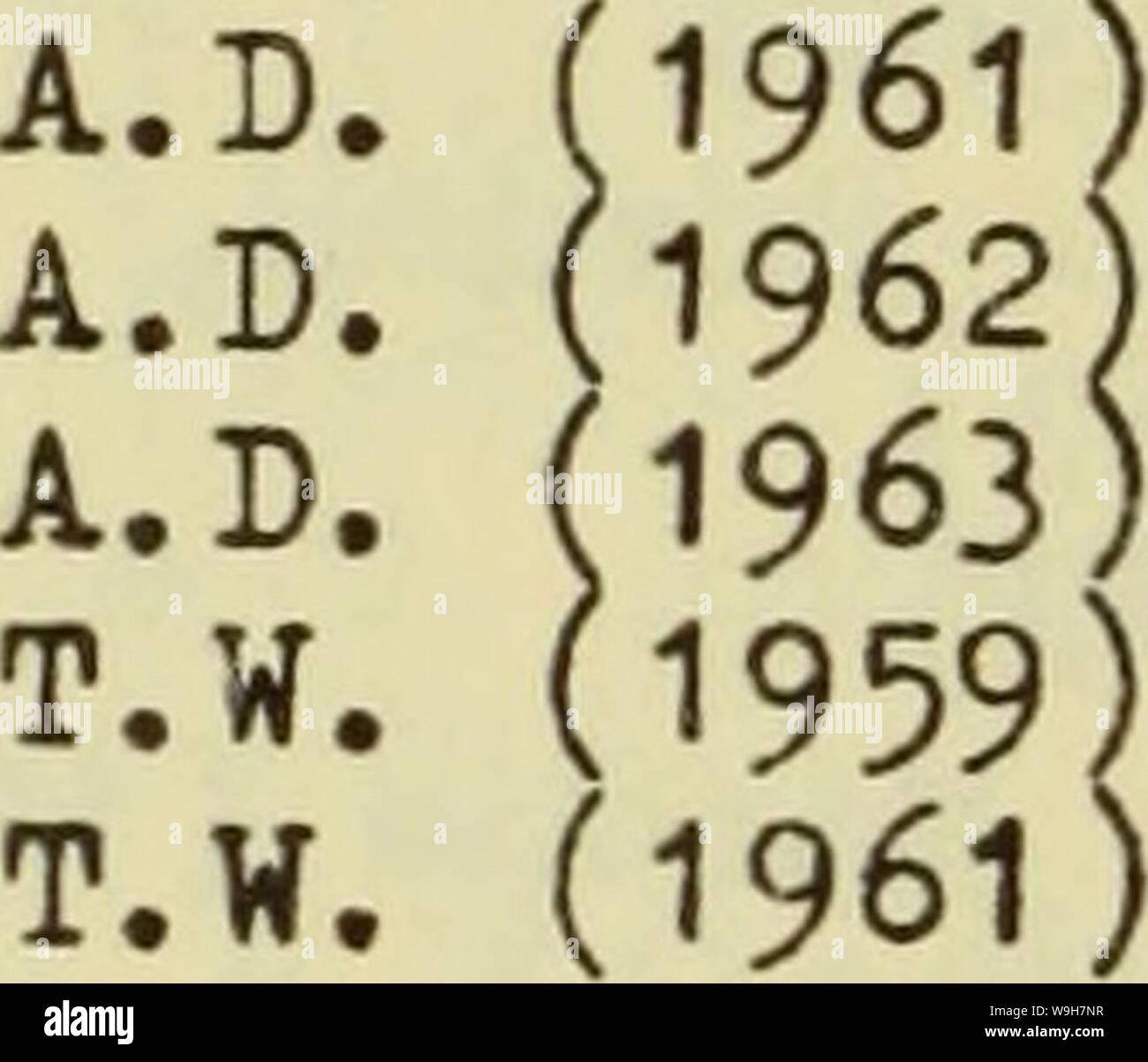 Archiv Bild ab Seite 789 Der aktuelle Bibliographie für Aquatic Sciences. Aktuelle Bibliographie für Aquatic Sciences und Fischerei currentbibliogra 91966 Essen Jahr: 1959 (772 Bibliographie für AQUATIC SCIENCES UND FISCHEREI 2. Matsui, Ic&M. Amio (196 Ð) O 928 O 2. Matsui, T. (196 Ð) O 9188 Matsui, Y (1963) 11217 3 Matsiimoto, F. (196 Ð) 09347 Matsumura, T, T, Ishiyama&T. Mamuro (1962) 10156 2 Matsimo, M. (196 I) Ð541 Ð 3 Matsusaka, M, (196 Ð) 10152 Matsuahima, M. (I 964)10544 Matsuura, S., X, Hashimoto&K.Yamaguchi (à 963) 09341 Matsuura, S. (1962) 02393 Mattern, H. (I962) Ð 7 ÐÐ 7 Mattheis, Stockfoto
