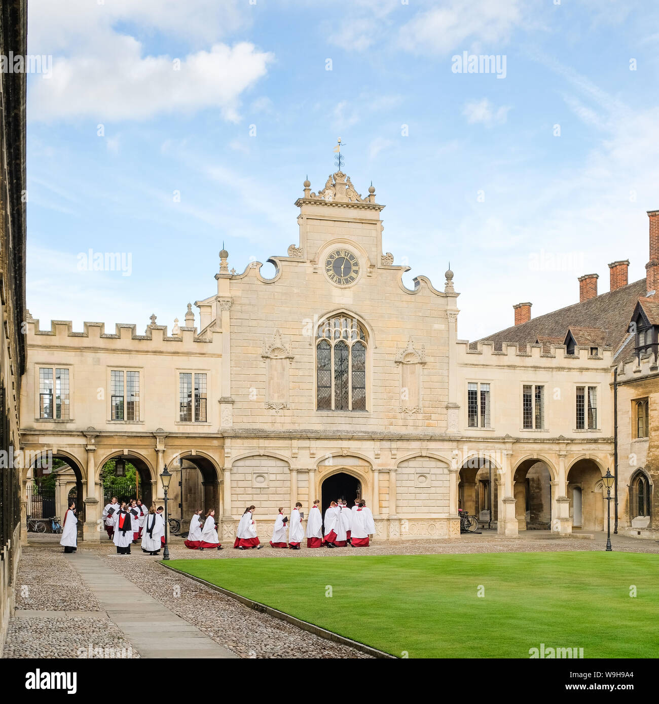 Peterhouse Chapel and Chor, Cambridge Stockfoto Peterhouse Chapel and Chor, Cambridge Stockfoto