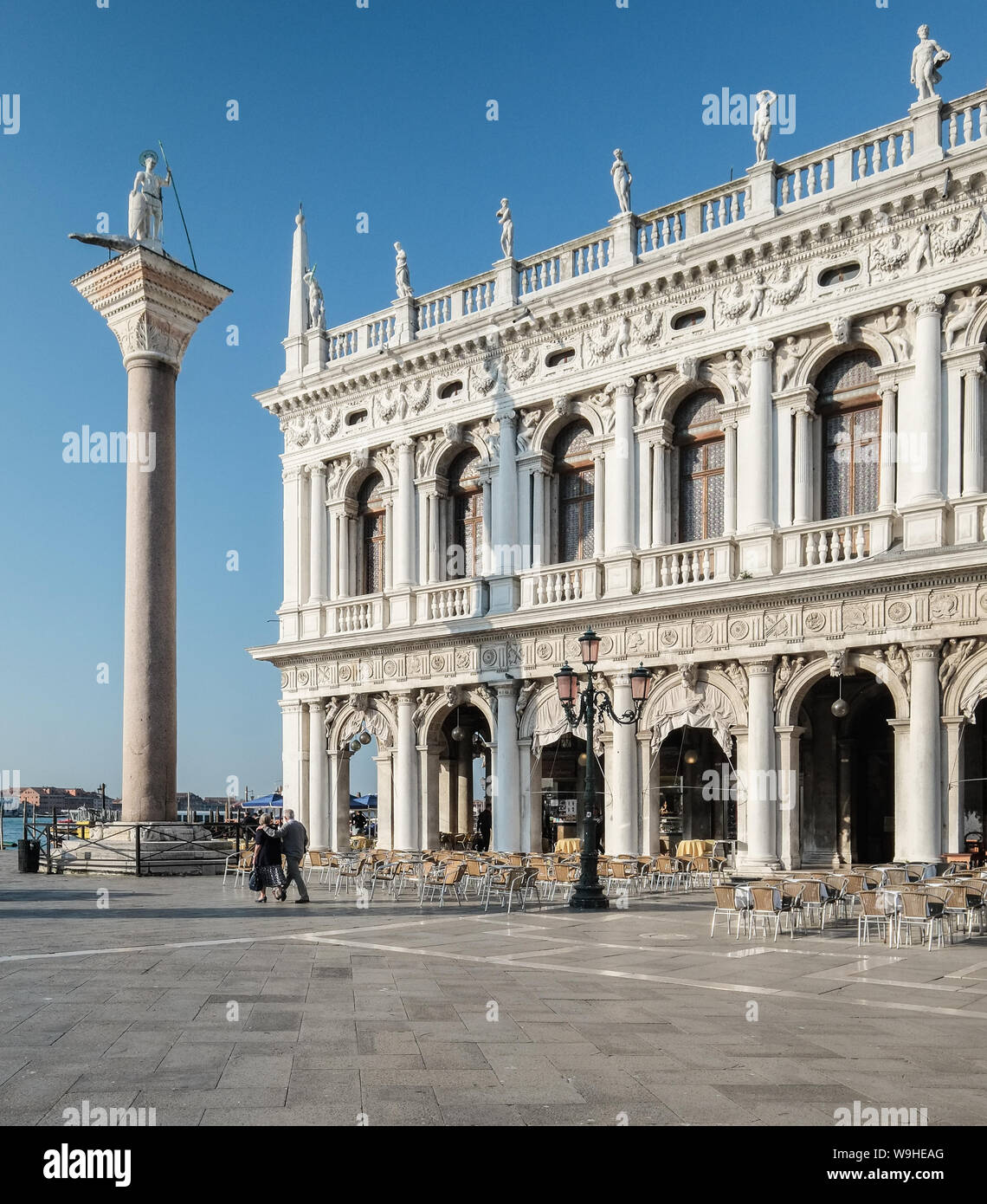 Der Biblioteca Marciana, Venedig Stockfoto