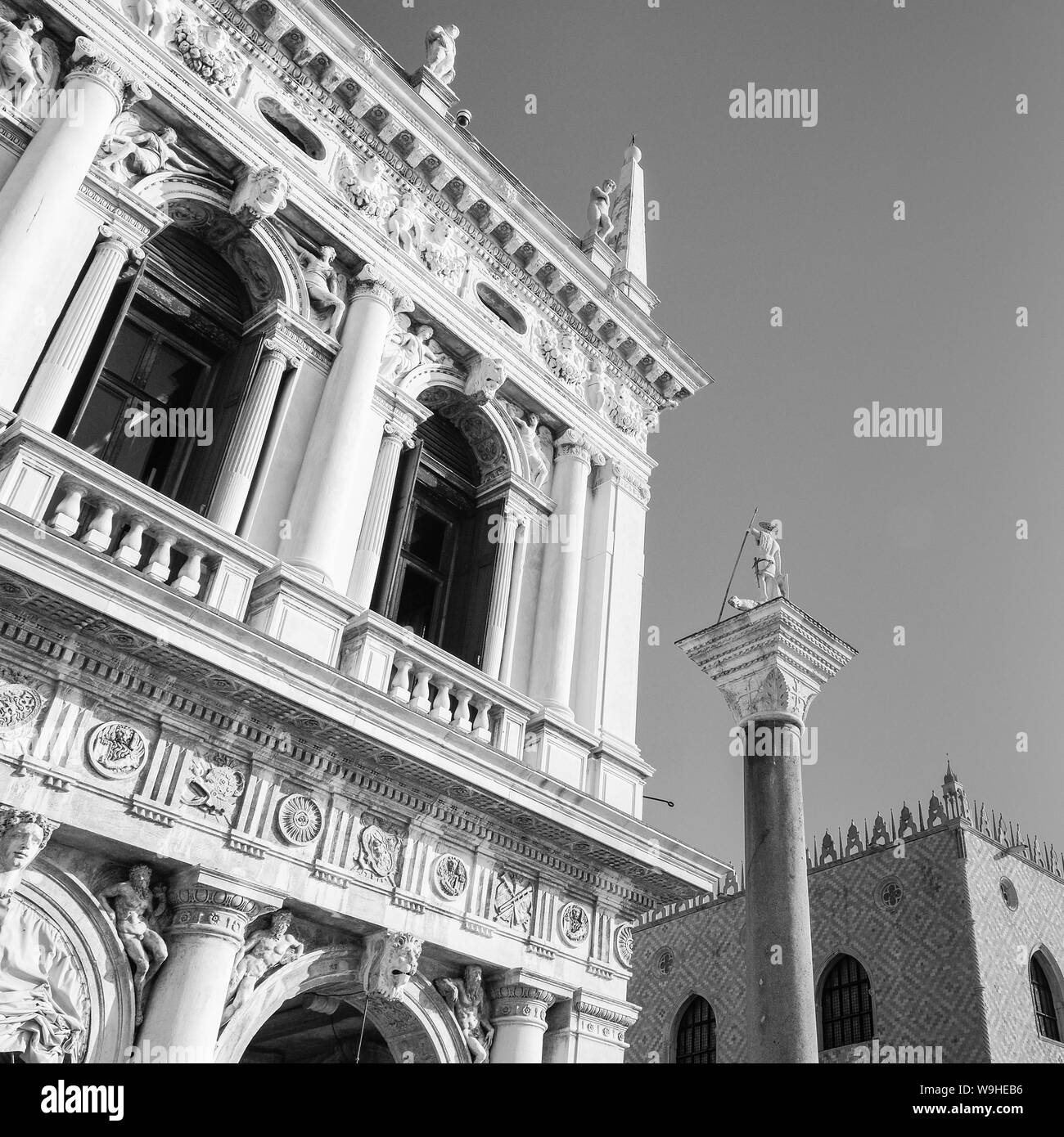 Der Biblioteca Marciana, Venedig Stockfoto