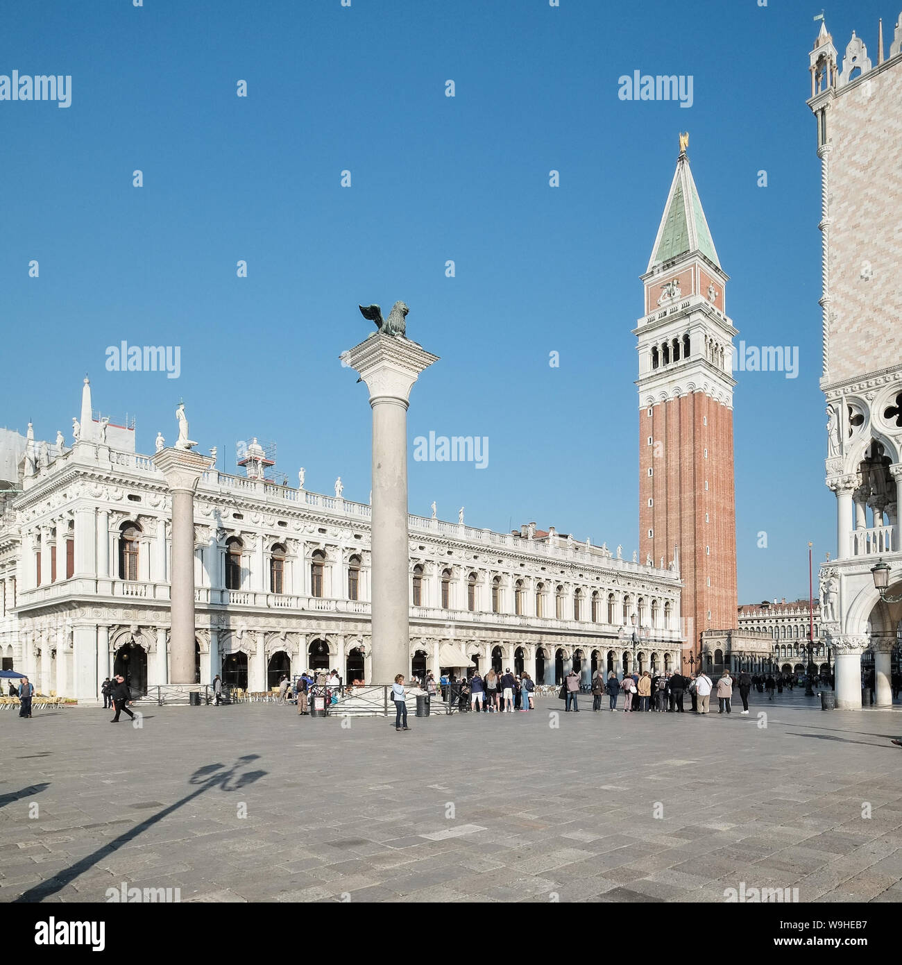 Der Biblioteca Marciana, Venedig Stockfoto