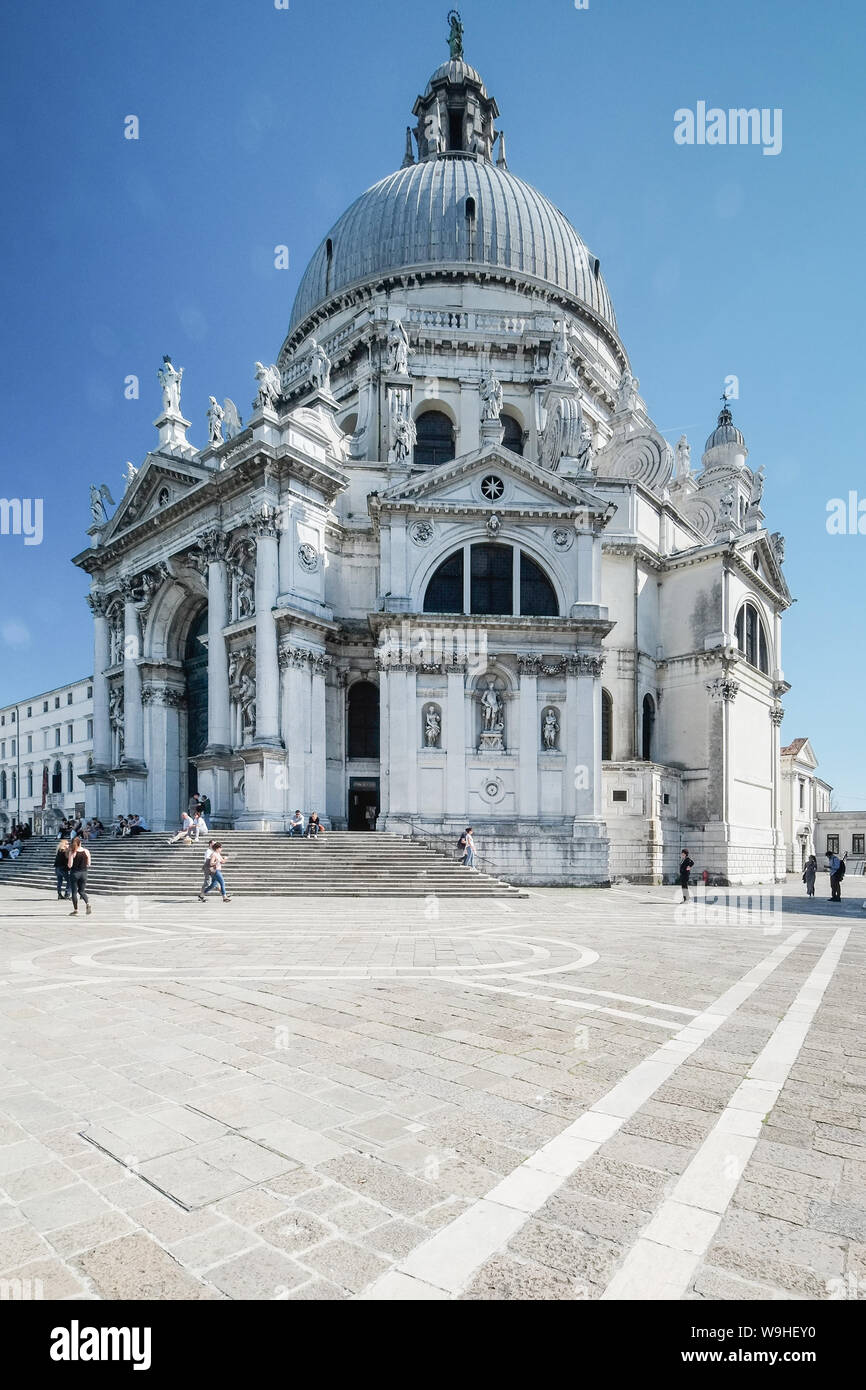 Die Kirche von Santa Maria della Salute in Venedig, Italien Stockfoto
