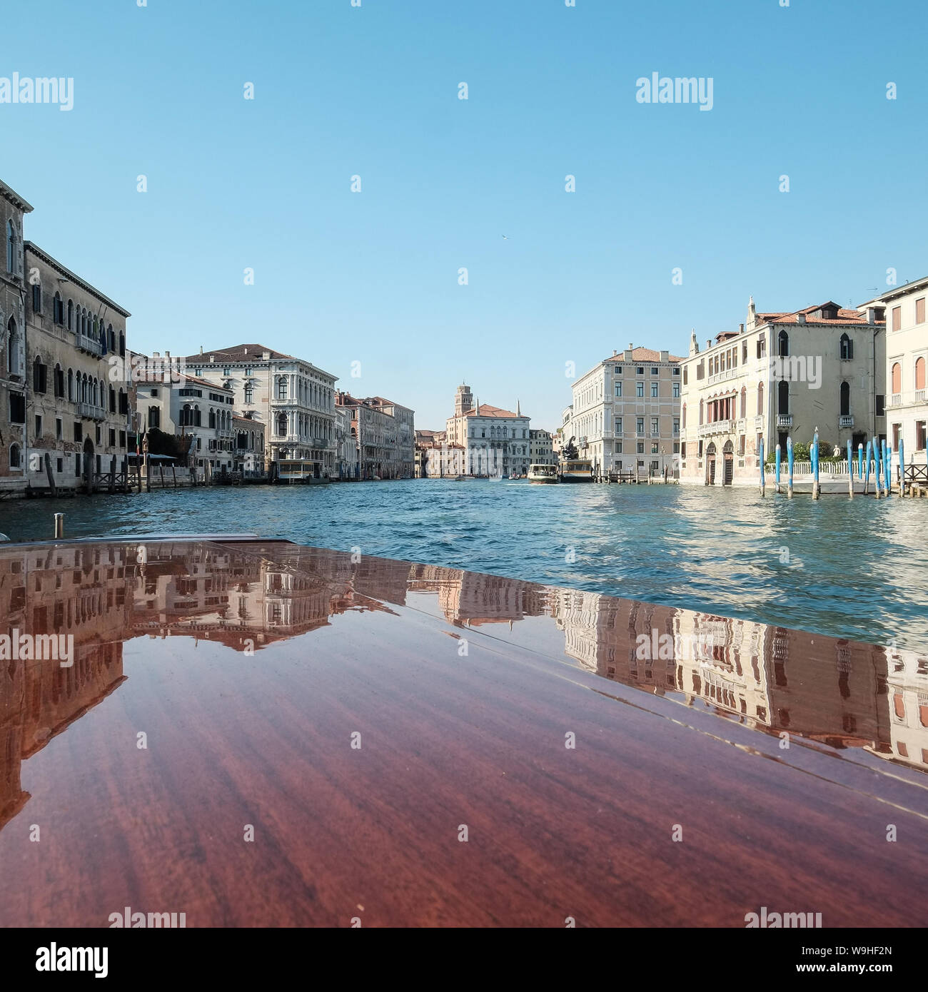 Il Canale Grande, den Canal Grande, Venedig Stockfoto
