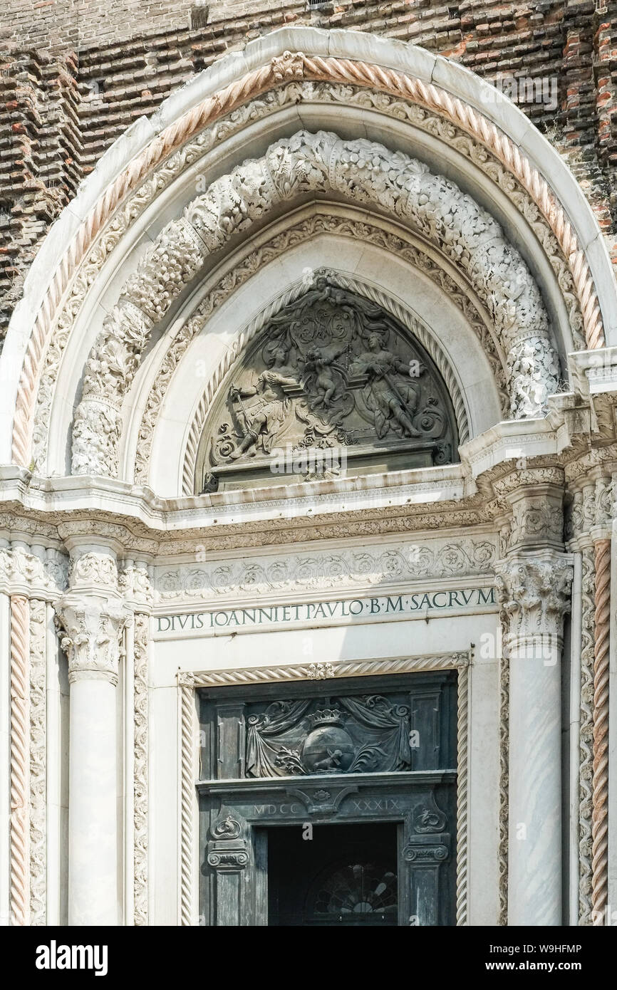 Die Kirche Santi Giovanni e Paolo, San Zanipolo, Venedig Stockfoto