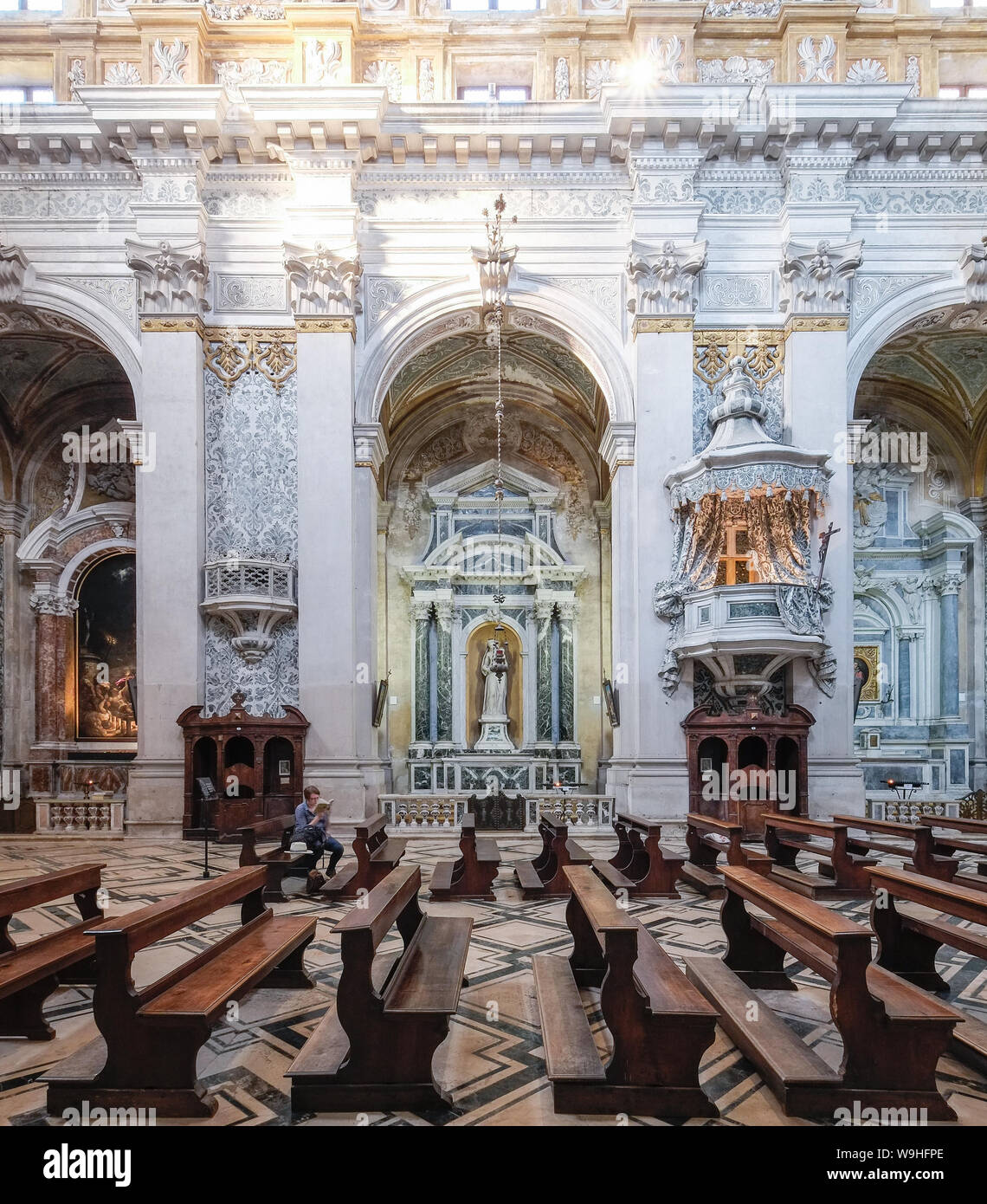 Die Kirche Santa Maria Assunta, bekannt als "ich Gesuiti', in Venedig Stockfoto