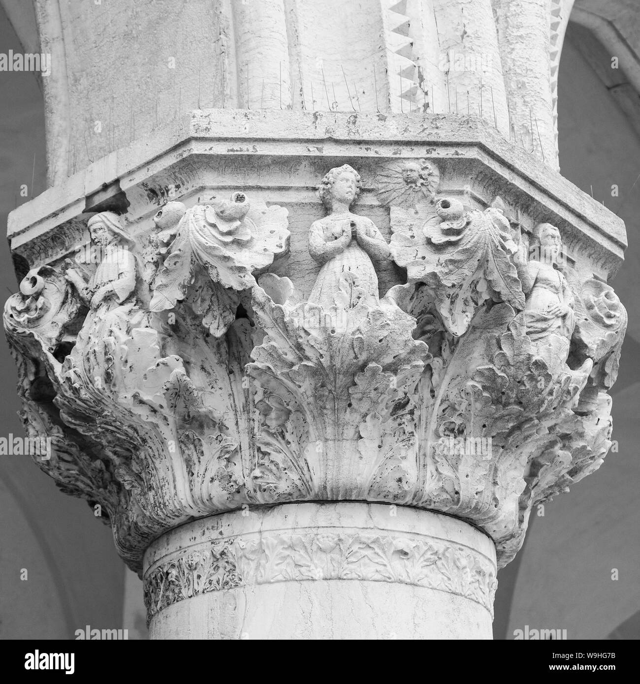 Il Palazzo Ducale, der Dogenpalast in Venedig Stockfoto