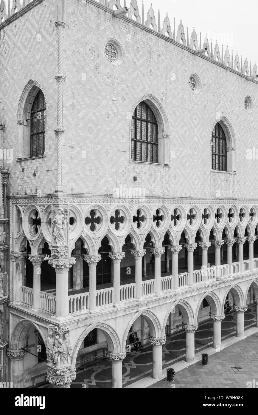 Il Palazzo Ducale, der Dogenpalast in Venedig Stockfoto