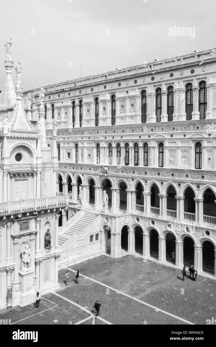 Il Palazzo Ducale, der Dogenpalast in Venedig Stockfoto