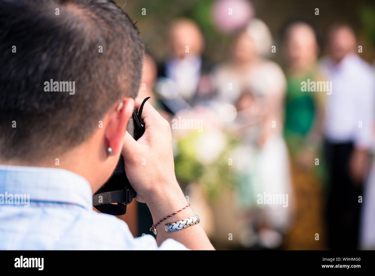 Hochzeit Fotograf, Bild Stockfoto
