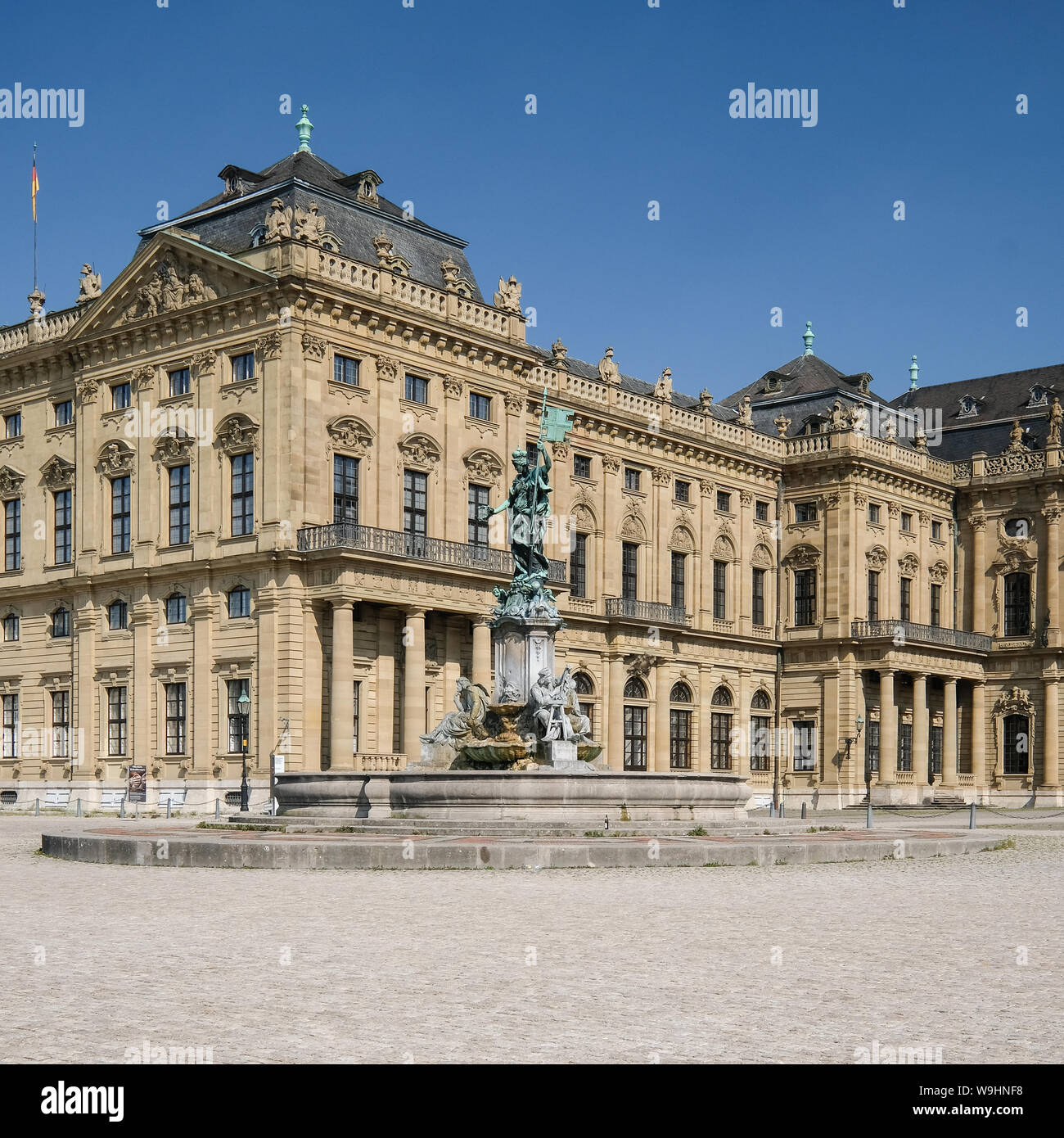 Die Residenz, Würzburg Stockfoto