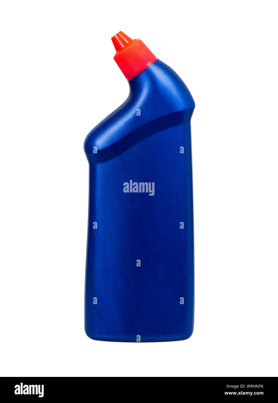 Der Toilet Bowl Cleaner Flasche auf einem weißen isoliert Stockfoto