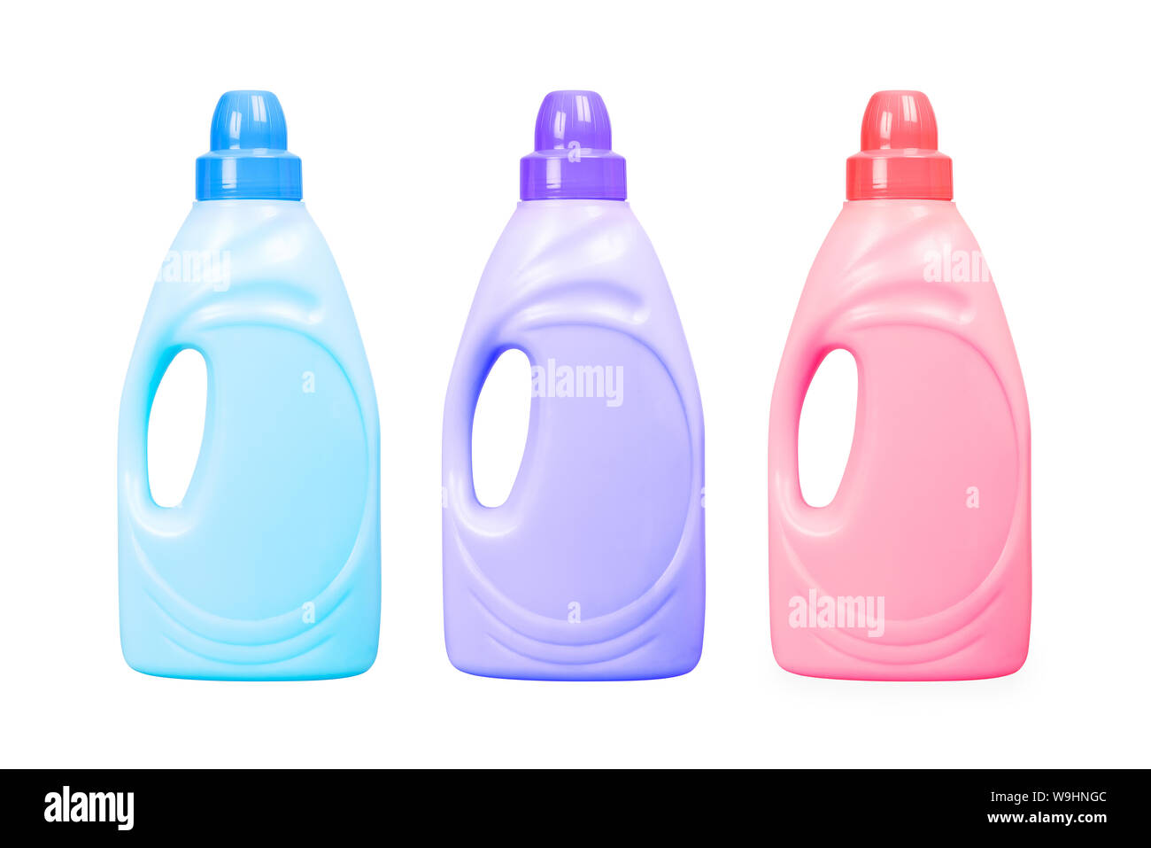 Weichspüler Flasche auf einem weißen isoliert Stockfoto