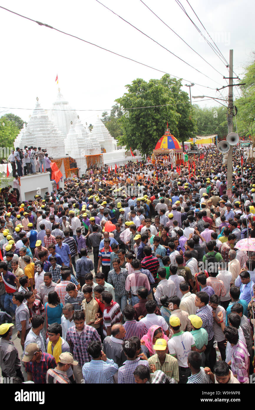 Rath Yatra, Jagannath Bügel, Neu-Delhi, Indien Stockfoto Rath Yatra, Jagannath Bügel, Neu-Delhi, Indien Stockfoto