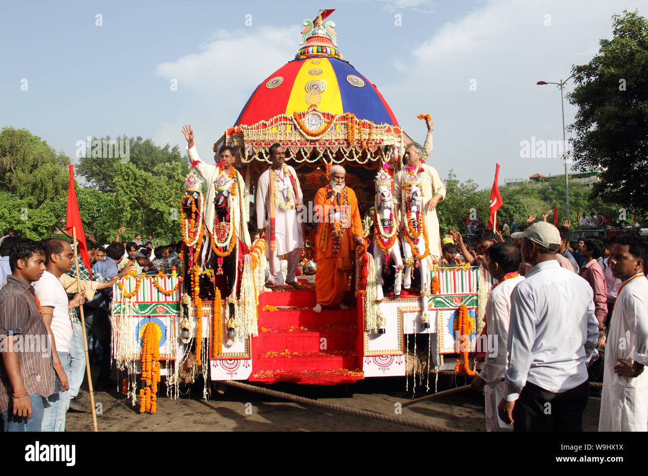 Rath Yatra, Jagannath Bügel, Neu-Delhi, Indien Stockfoto