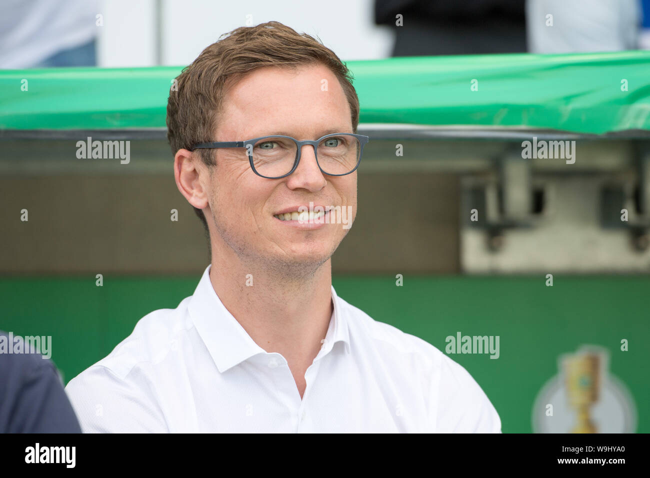 Chemnitz, Deutschland. 11 Aug, 2019. Jonas BOLDT (Management Sport, HH), Porträt, Fußball, DFB-Pokal, 1.Hauptrunde, Chemnitzer FC (C) - HSV Hamburg Hamburg Hamburg (HH) 5:6 iE am 08/11/2019 in Chemnitz/Deutschland. € | Nutzung der weltweiten Kredit: dpa/Alamy leben Nachrichten Stockfoto