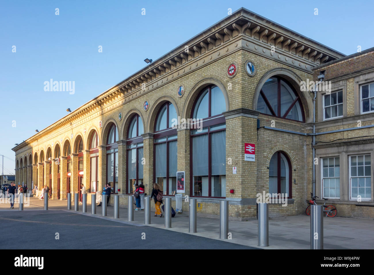 Cambridge Bahnhof, Bahnhof Cambridge, Cambridgeshire, Großbritannien Stockfoto