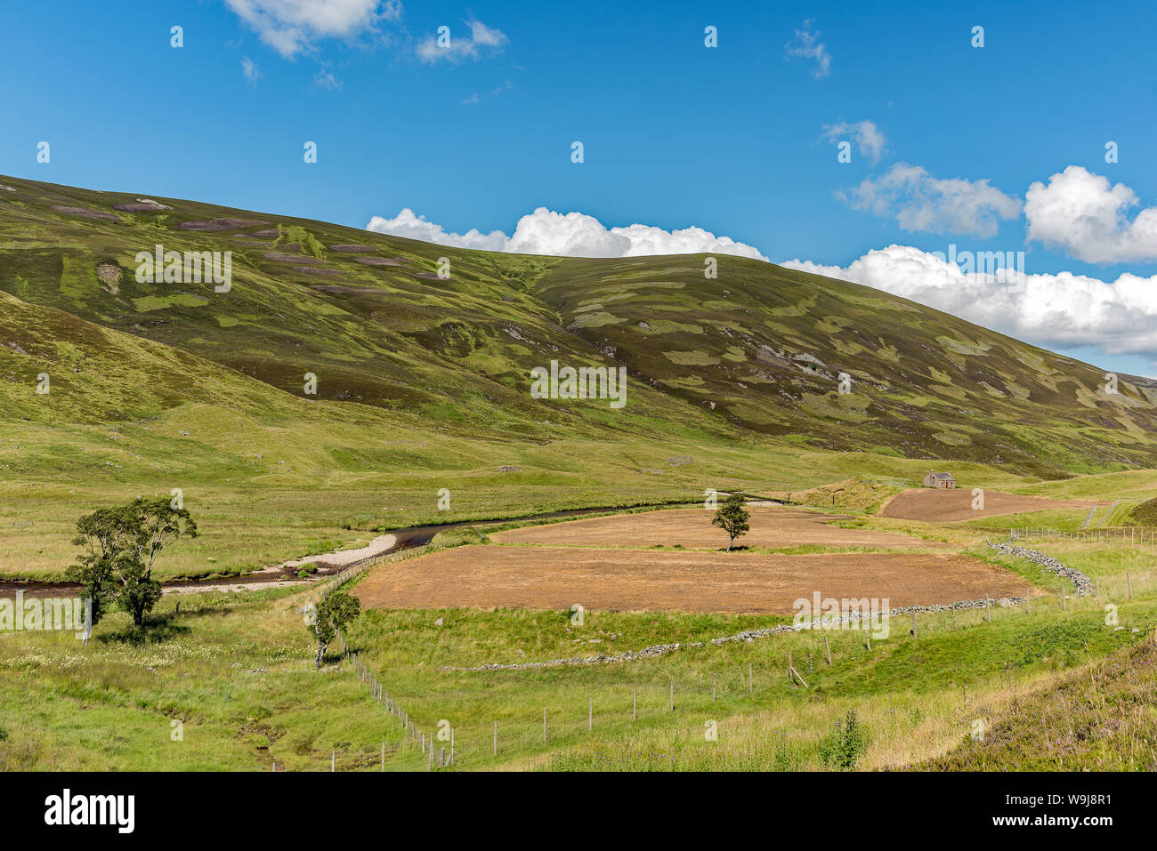 Highland croft - Schottland Stockfoto
