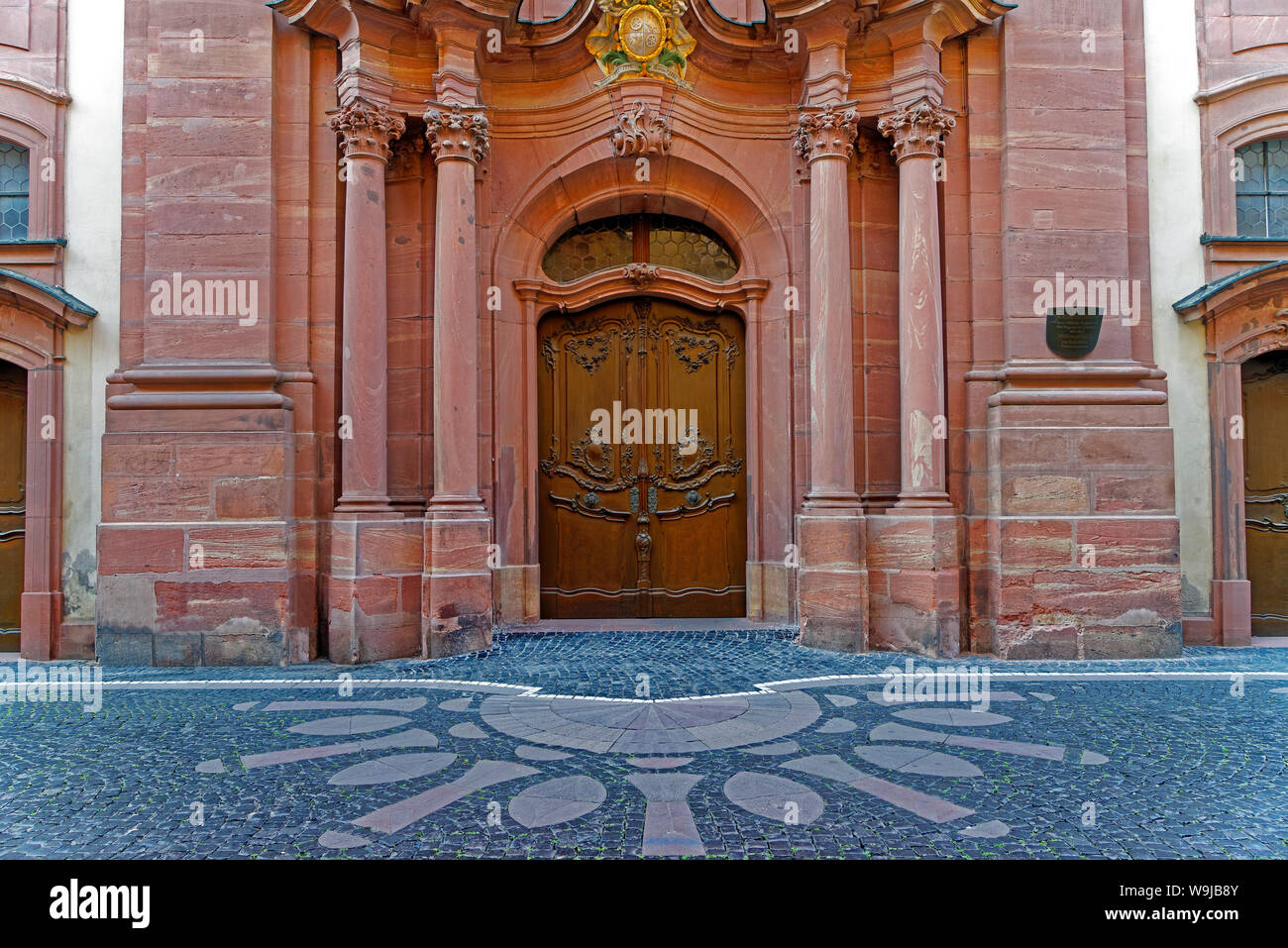 Augustinerkirche, Eingang, Portal Stockfoto
