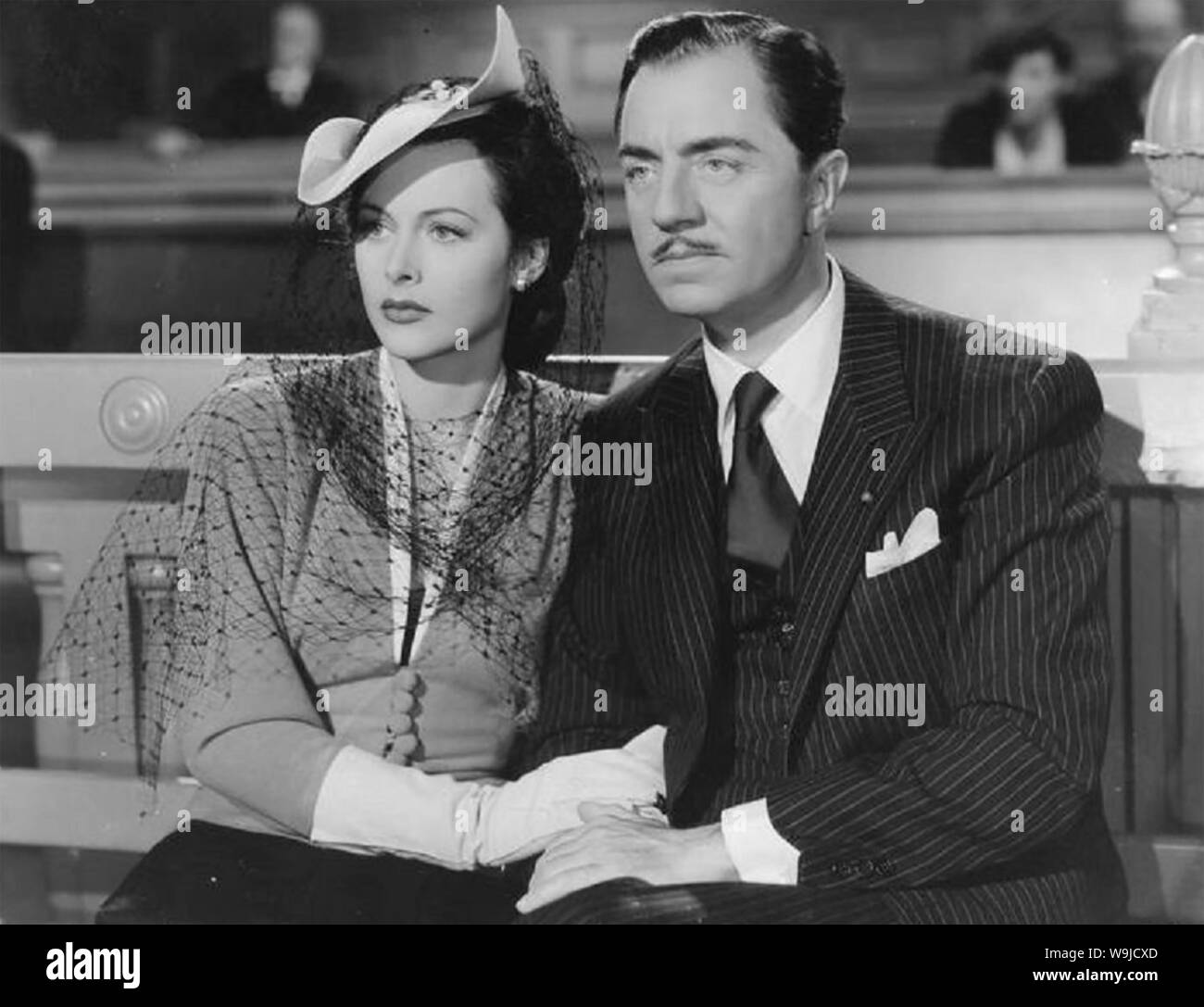 Kreuzung 1942 MGM Mystery Film mit Hedy Lamarr und William Powell Stockfoto