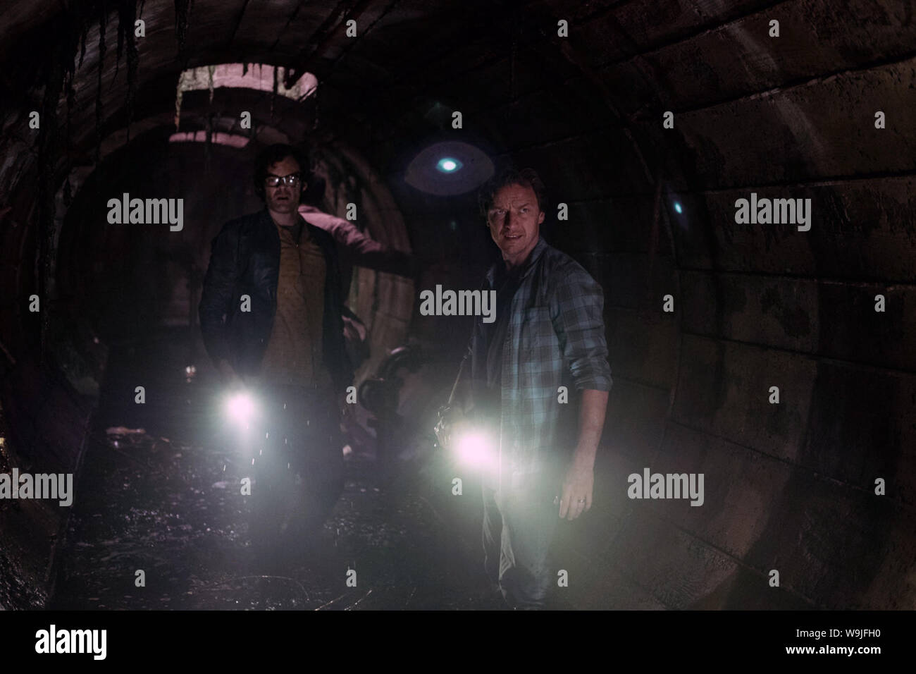 Es Kapitel Zwei ist eine bevorstehende Amerikanische übernatürlichen Horror Film und die Fortsetzung der Film 2017 Es, sowohl auf der 1986 Roman von Stephen King basiert. Dieses Foto ist nur für den redaktionellen Gebrauch bestimmt und unterliegen dem Copyright der Film Company und/oder der bezeichneten Fotograf durch den Film oder die Produktion Firma zugewiesen. Stockfoto