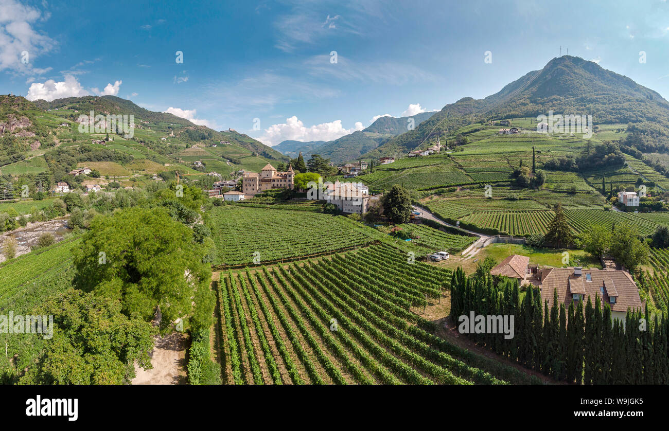 Schloss Klebenstein, Castello di Sant'Antonio, Bozen - Bozen, Südtirol - Alto Adige, Italien, 30071326 *** Local Caption *** Schloss, Sommer, moun Stockfoto