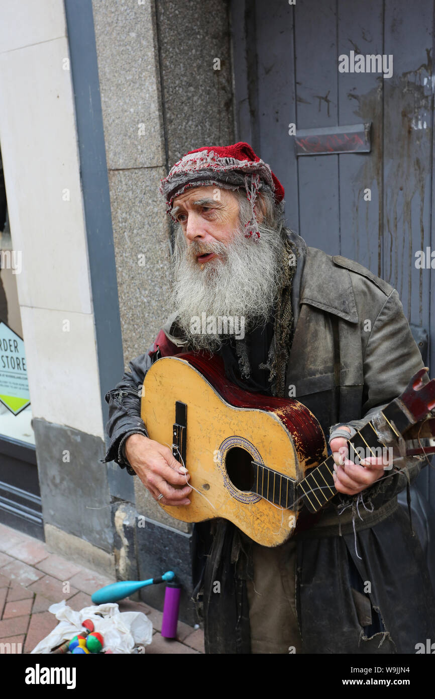 Jonglieren Jim von Kings Lynn. Stockfoto