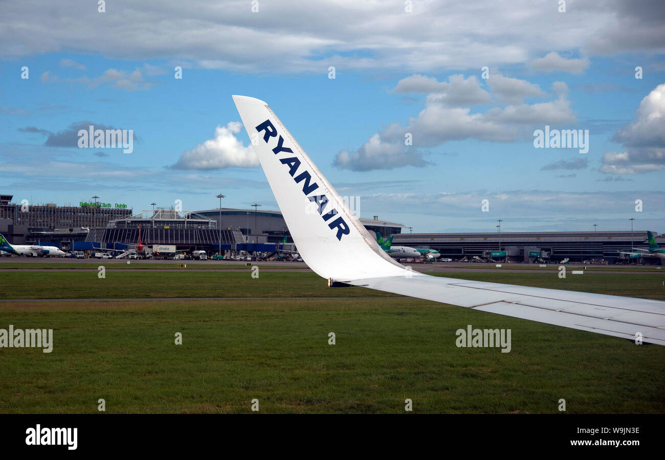 Ryanair, Dublin Airport, Swords, Dublin, Irland, Europa Stockfoto