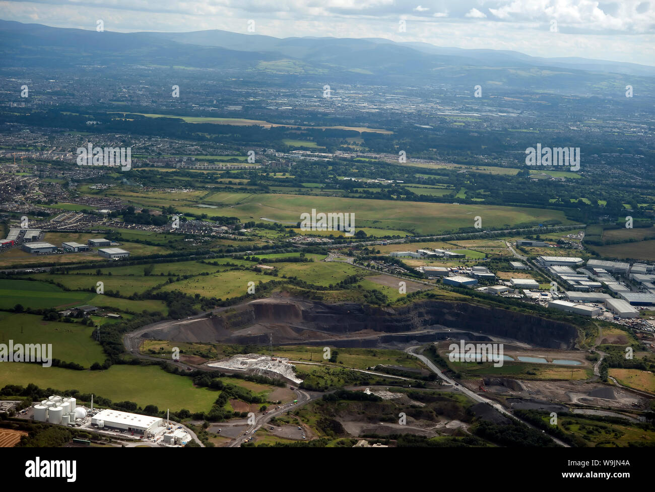 Landschaft außerhalb von Dublin, Irland, Europa Stockfoto