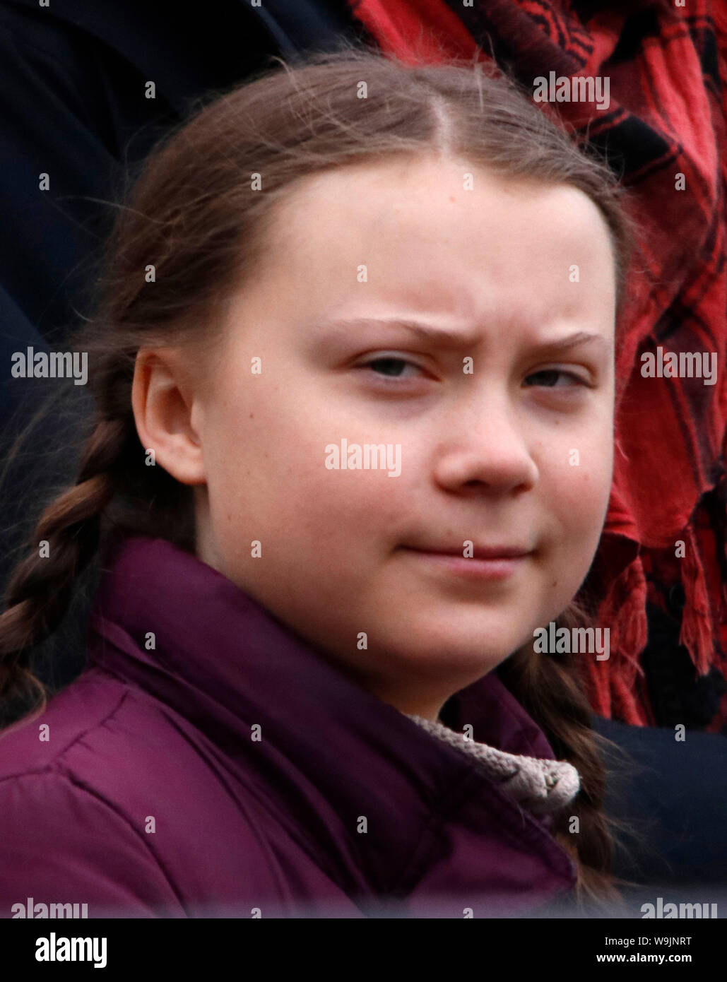 Greta Thunberg - "Freitags für Zukunft" - Demonstration von Schuelern gegen den Klimawandel vom 29. Maerz 2019, Berlin (nur fuer redaktionelle Verwendung. K Stockfoto