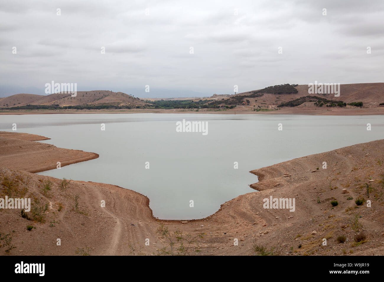 Lac Takerkoust in Marrakesch, Marokko Stockfoto