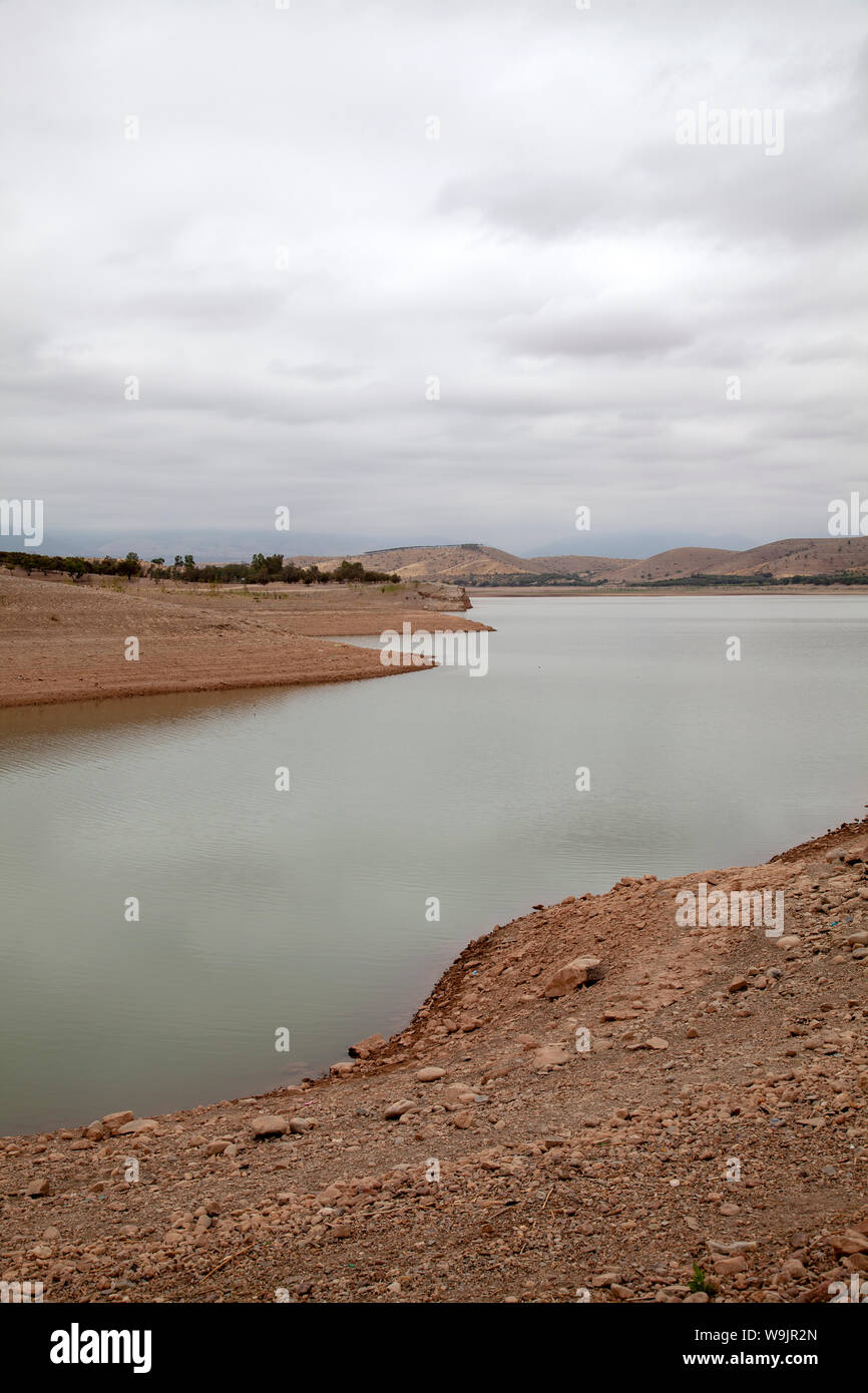 Lac Takerkoust in Marrakesch, Marokko Stockfoto