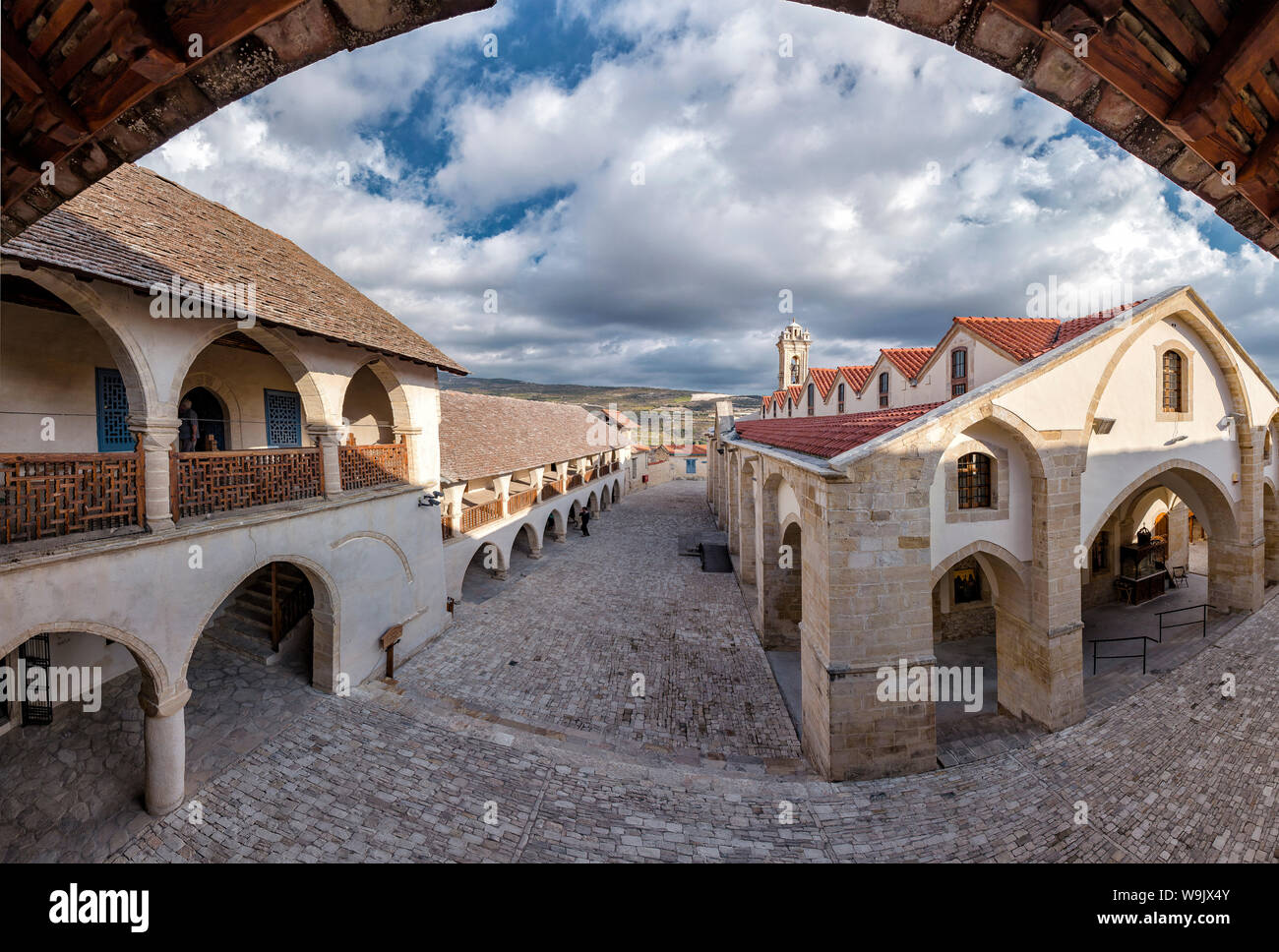 Timios Stavros Kloster, Omodos, Zypern, Zypern, 30070101 Stockfoto