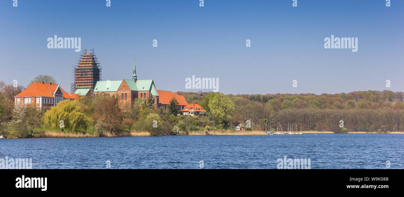 Panorama der Domsee See und Blick über Ratzeburg, Deutschland Stockfoto