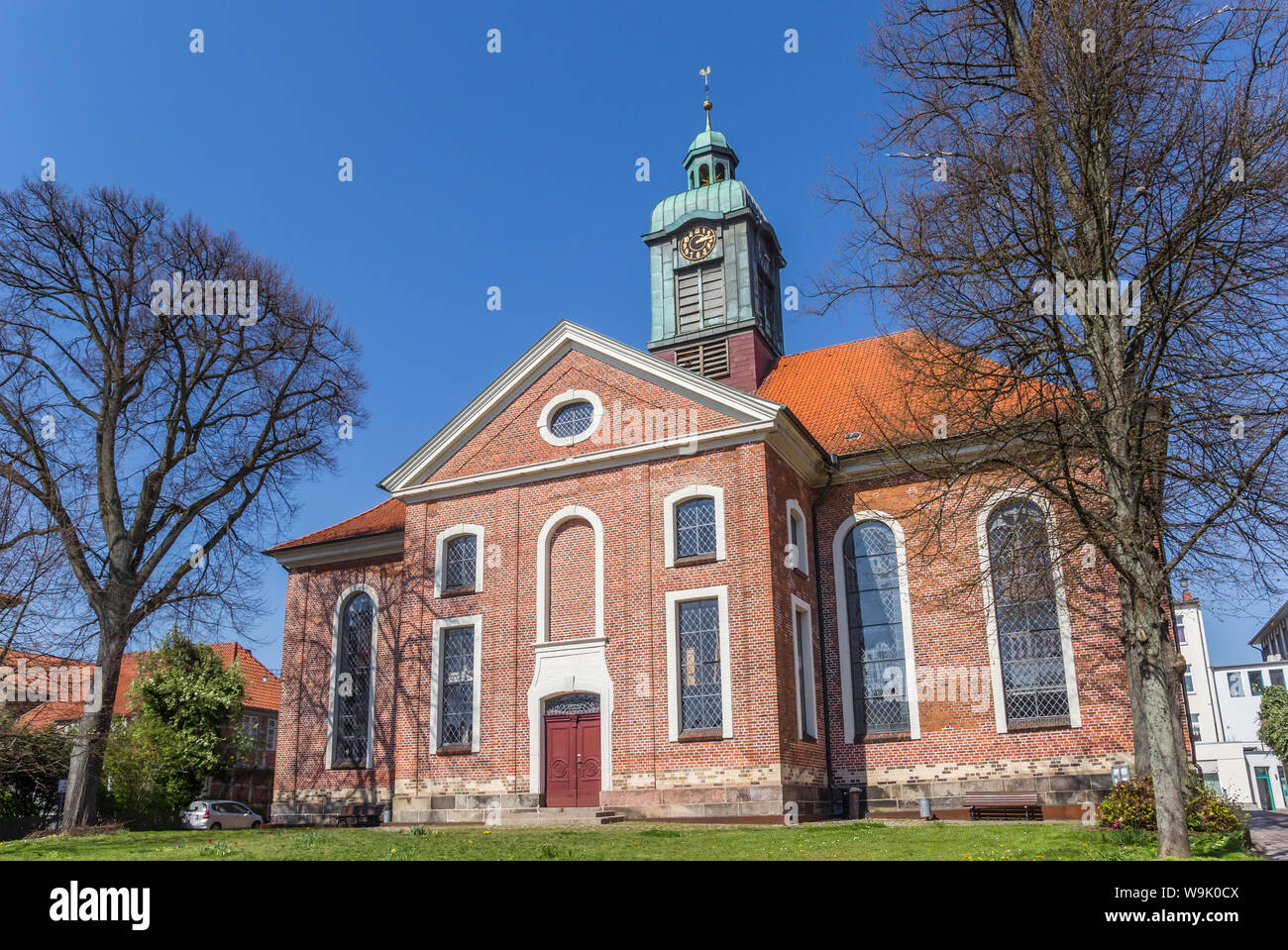 Historische St. Petri Kirche im Zentrum von Ratzeburg, Deutschland Stockfoto