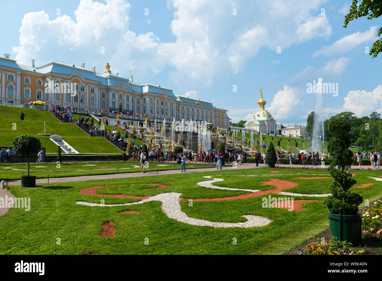 Peterhof Palace Fountain Stockfotos und bilder Kaufen Alamy