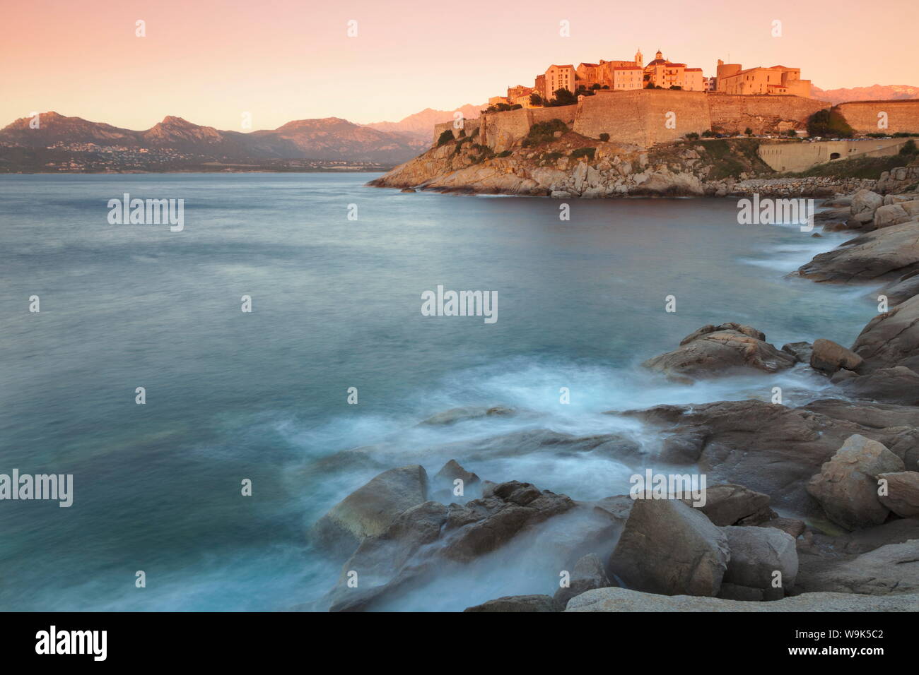 Zitadelle, Calvi, Balagne, Korsika, Frankreich, Mittelmeer, Europa Stockfoto