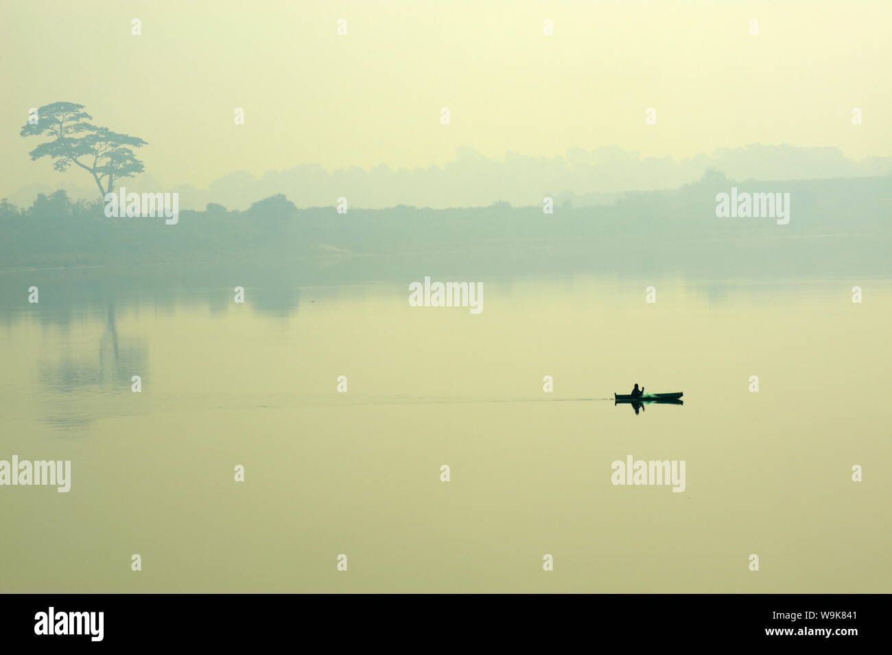 Hooghly River, Teil des Ganges River, West Bengalen, Indien, Asien Stockfoto