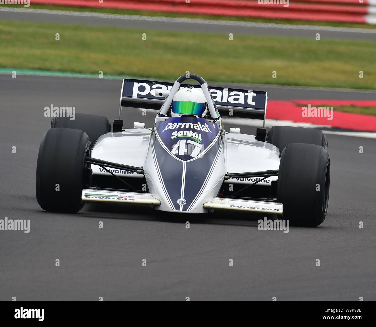 Antoine D'Ansembourg, Brabham BT49, Sir Jackie Stewart Trophäe für FIA-Meister der historischen Formel 1, Silverstone Classic, Juli 2019, Silverstone, Nord Stockfoto