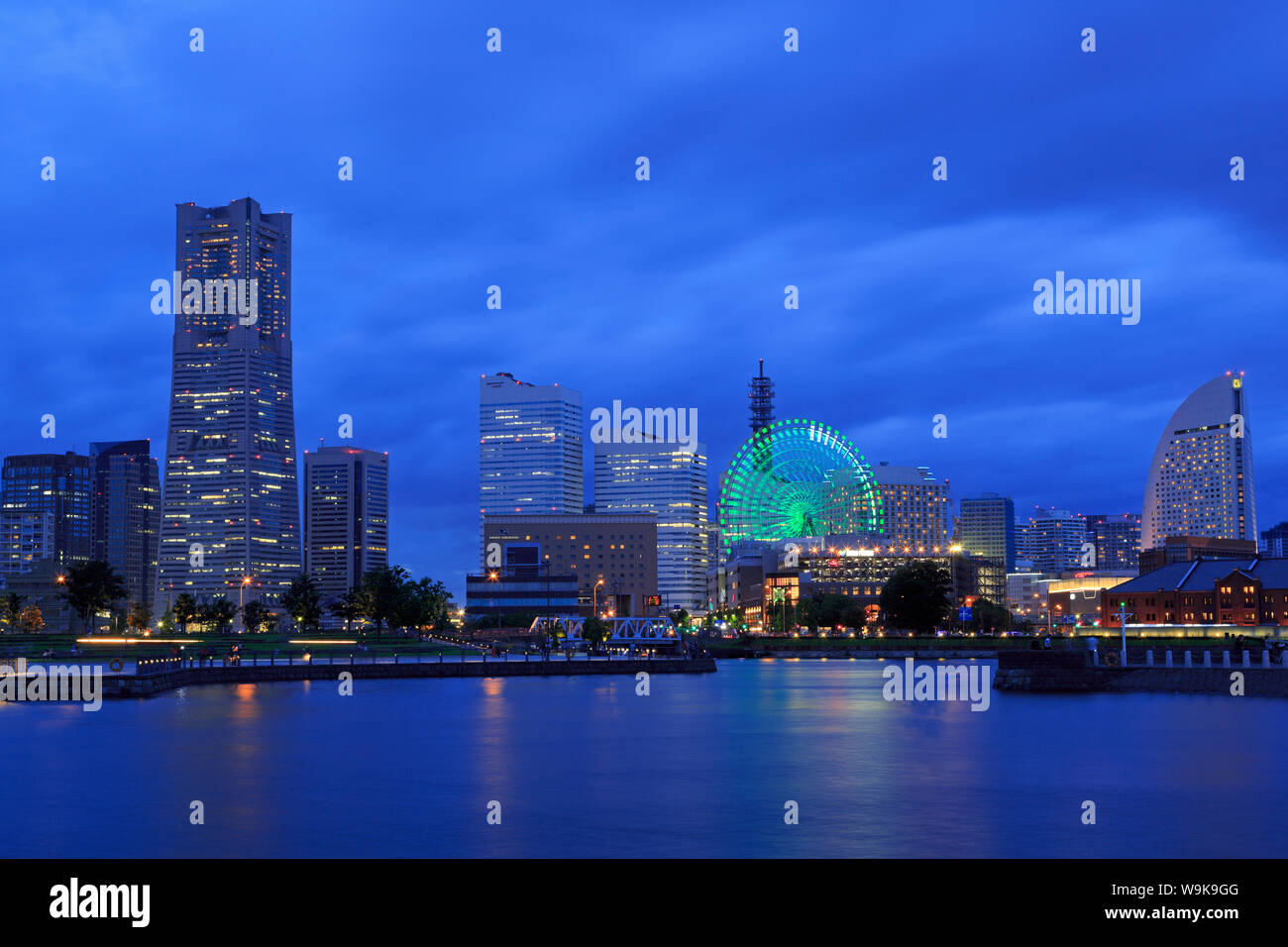 Yokohama Skyline, Insel Honshu, Japan, Asien Stockfoto